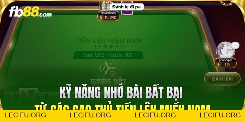 Tiến Lên Miền Nam FB88 - Chiến Thuật Xếp Bài Ăn Chắc